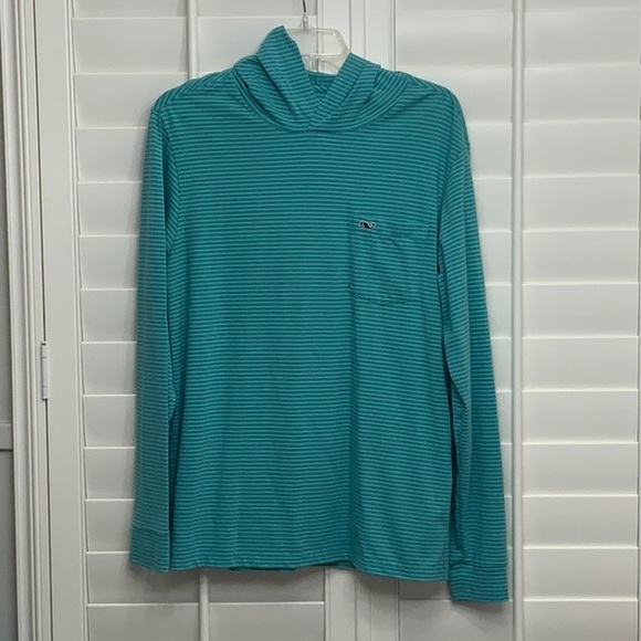 Vineyard Vines Mens Size Small Hoodie T-Shirt Pullover whale - Picture 1 of 6